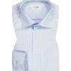 ETON Hemd, Contemporary Fit, Baumwolle, Bleu Gestreift -Maenner Mode Haus  408279 norm