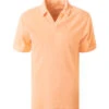 Polo-Shirt, Baumwoll-Frottee, Aprikose 2 Polo-Shirt, Baumwoll-Frottee, Aprikose -Maenner Mode Haus 408339 norm