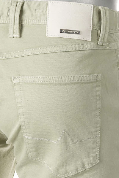 Alberto Jeans Robin, Tapered Fit, Baumwolle T400®, Hellgrün 8 Alberto Jeans Robin, Tapered Fit, Baumwolle T400®, Hellgrün – Bild 6