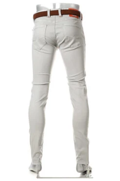 Alberto Jeans Robin, Slim Fit, Baumwolle T400®, Steingrau -Maenner Mode Haus  408456 norm3