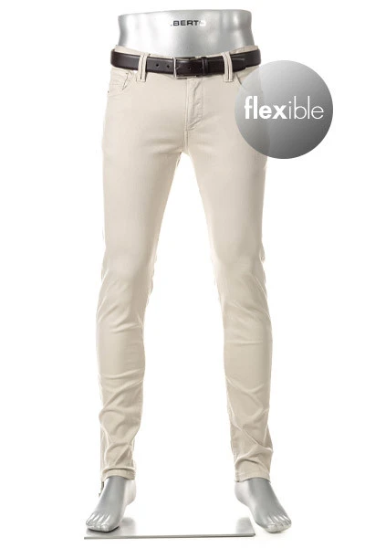 Alberto Jeans Robin, Slim Fit, Baumwolle T400®, Hellgrau 3 Alberto Jeans Robin, Slim Fit, Baumwolle T400®, Hellgrau