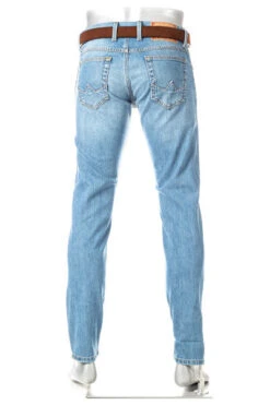 Alberto Jeans Slipe, Tapered Fit, Baumwoll-Stretch, Hellblau 13 Alberto Jeans Slipe, Tapered Fit, Baumwoll-Stretch, Hellblau -Maenner Mode Haus 408471 norm3