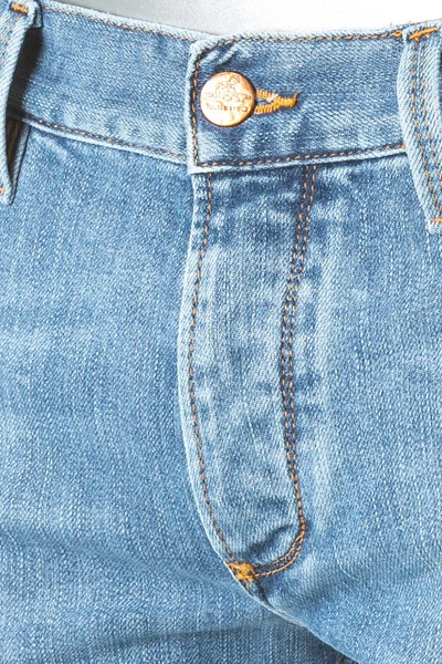 Alberto Jeans Slipe, Tapered Fit, Baumwoll-Stretch, Hellblau 6 Alberto Jeans Slipe, Tapered Fit, Baumwoll-Stretch, Hellblau – Bild 4