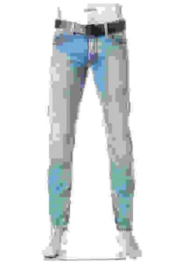 Alberto Jeans Slipe, Tapered Fit, Baumwoll-Stretch, Blau -Maenner Mode Haus  408472 norm 1