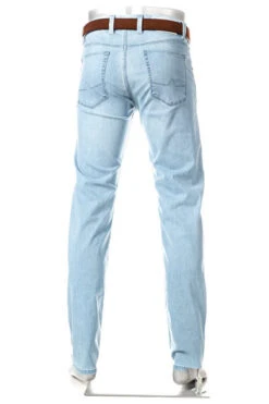 Alberto Jeans Stone, Modern Fit, Baumwolle T400®, Hellblau -Maenner Mode Haus  408495 norm3