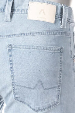 Alberto Jeans Stone, Modern Fit, Baumwolle T400®, Hellblau -Maenner Mode Haus  408495 norm6