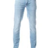 Alberto Jeans Slipe, Tapered Fit, Baumwoll-Stretch, Himmelblau 2 Alberto Jeans Slipe, Tapered Fit, Baumwoll-Stretch, Himmelblau -Maenner Mode Haus 408537 norm