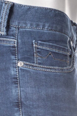 Alberto Jeans Slim, Slim Fit, Baumwolle T400®, Navy -Maenner Mode Haus  408541 norm5