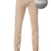 Alberto Jeans Pipe, Regular Fit, Baumwolle T400®, Beige