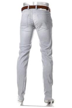 Alberto Jeans PIpe, Regular Fit, Baumwolle T400®, Grau -Maenner Mode Haus  408555 norm3
