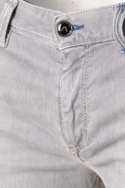 Alberto Jeans PIpe, Regular Fit, Baumwolle T400®, Grau -Maenner Mode Haus  408555 norm4