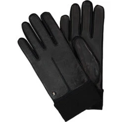 Roeckl Handschuhe, Haarschaflleder Touch, Schwarz