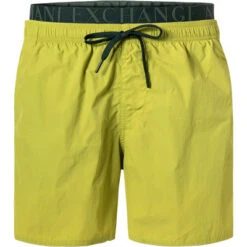 Armani Exchange Badeshorts, Mikrofaser, Limone