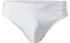 Calvin Klein Swimwear Badeslip, Mikrofaser, Weiß