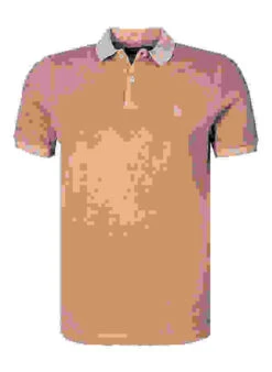 Marc O'Polo Polo-Shirt, Shaped Fit, Bio Baumwoll-Piqué, Hellbraun -Maenner Mode Haus  409003 norm 1