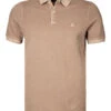 Marc O'Polo Polo-Shirt, Shaped Fit, Bio Baumwoll-Piqué, Hellbraun -Maenner Mode Haus  409003 norm