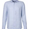 Hackett Hemd, Slim Fit, Reines Leinen, Himmelblau -Maenner Mode Haus  409036 norm