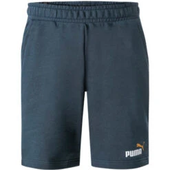 Puma Sweatshorts, Baumwolle, Pazifik