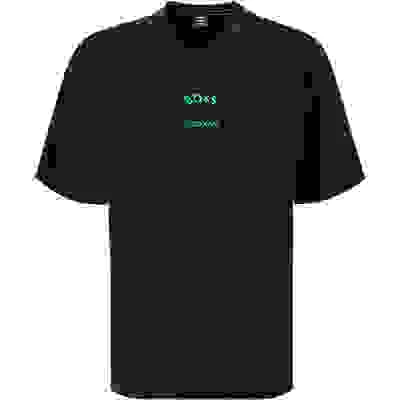 Boss Green T-Shirt, Mikrofaser, Navy 5 Boss Green T-Shirt, Mikrofaser, Navy – Bild 3