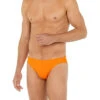 Hom Badeslip, Mikrofaser, Orange -Maenner Mode Haus  409514 norm