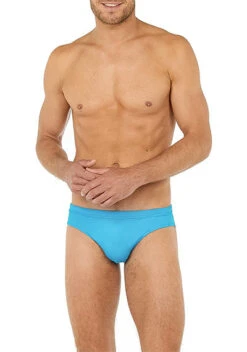 Hom Badeslip, Mikrofaser, Türkis