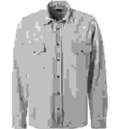 BOSS ORANGE Overshirt, Baumwoll-Denim, Jeansblau 7 BOSS ORANGE Overshirt, Baumwoll-Denim, Jeansblau -Maenner Mode Haus 409588 norm 1