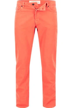 Jeans Tecade , Slim Fit, Baumwoll-Stretch, Hellrot