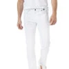 Jeans Tecade , Slim Fit, Baumwoll-Stretch, Weiß
