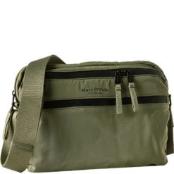 Marc O'Polo Umhängetasche, Mikrofaser, Olivgrün