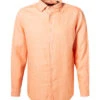 CINQUE Hemd, Slim Fit, Reines Leinen, Aprikose -Maenner Mode Haus  410034 norm