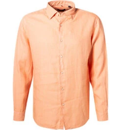 CINQUE Hemd, Slim Fit, Reines Leinen, Aprikose