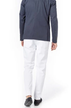 Bugatti Jeans, Tapered Fit, Baumwoll-Stretch, Weiß -Maenner Mode Haus  410100 norm3