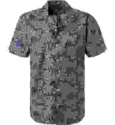 North Sails Kurzarmhemd, Baumwolle, Navy-grün Gemustert 5 North Sails Kurzarmhemd, Baumwolle, Navy-grün Gemustert – Bild 3