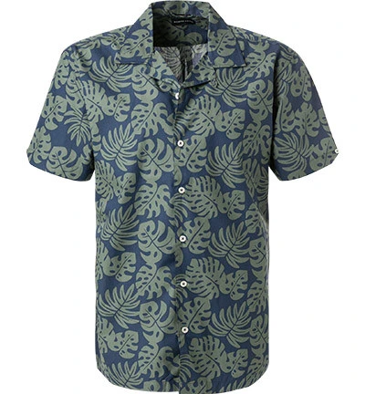 North Sails Kurzarmhemd, Baumwolle, Navy-grün Gemustert 3 North Sails Kurzarmhemd, Baumwolle, Navy-grün Gemustert