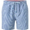 North Sails Badeshorts, Baumwolle, Blau-weiß Gestreift -Maenner Mode Haus  410208 norm