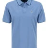 North Sails Polo-Shirt, Baumwoll-Piqué, Pastellblau -Maenner Mode Haus  410238 norm