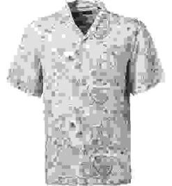 Strellson Kurzarmhemd, Viskose, Grün-braun Gemustert -Maenner Mode Haus  410513 norm 1