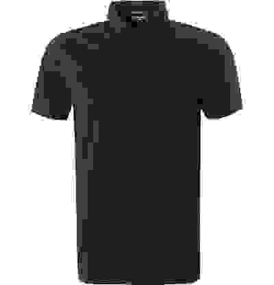 Strellson Polo-Shirt, Mercerisierte Baumwolle, Schwarz 5 Strellson Polo-Shirt, Mercerisierte Baumwolle, Schwarz – Bild 3