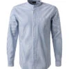 Strellson Hemd, Baumwolle, Hellblau-weiß Gestreift 2 Strellson Hemd, Baumwolle, Hellblau-weiß Gestreift -Maenner Mode Haus 410603 norm