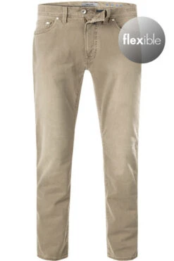 Pierre Cardin Jeans Lyon, Tapered Fit, Baumwoll-Stretch, Hellkhaki