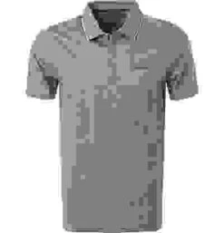 Pierre Cardin Polo-Shirt, Baumwoll-Jersey, Grau Meliert -Maenner Mode Haus  411135 norm 1