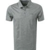 Pierre Cardin Polo-Shirt, Baumwoll-Jersey, Grau Meliert -Maenner Mode Haus  411135 norm