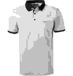 Pierre Cardin Polo-Shirt, Baumwoll-Piqué, Silbergrau -Maenner Mode Haus  411143 norm 1