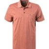 RAGMAN Polo-Shirt, Baumwoll-Piqué, Rost Gemustert 1 RAGMAN Polo-Shirt, Baumwoll-Piqué, Rost Gemustert -Maenner Mode Haus 411198 norm