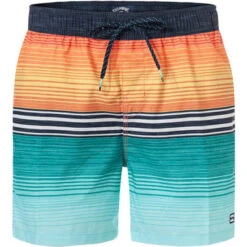Billabong Boardshorts, Mikrofaser, Multicolor Gestreift