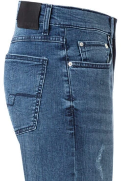 Daniel Hechter Jeans, Straight Tapered, Baumwoll-Stretch, Navy -Maenner Mode Haus  411303 norm3