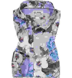 Hemd, Shaped Fit, Baumwolle, Blau Gemustert -Maenner Mode Haus  411309 norm 1