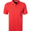 Daniel Hechter Polo-Shirt, Baumwoll-Piqué, Chillirot -Maenner Mode Haus  411433 norm