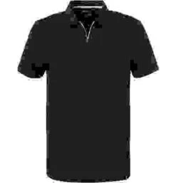 Zip-Polo, Baumwoll-Piqué Geruchshemmend, Navy -Maenner Mode Haus  411493 norm 1