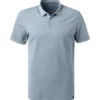 Polo-Shirt, Baumwoll-Piqué Geruchshemmend, Hellblau -Maenner Mode Haus  411561 norm